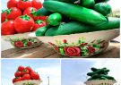 نصب اِلمان جام محصولات خیار و گوجه فرنگی شهر حمیدیه