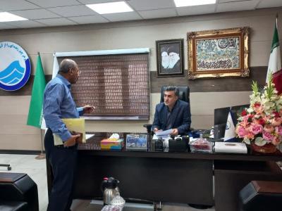 ملاقات عمومی دکتر حاتمی مدیر آبفا کلان‌شهر اهواز با شهروندان
