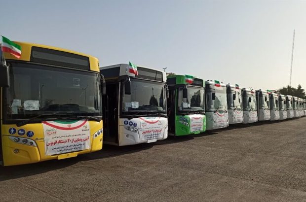 سرویس‌دهی ۱۴۰ دستگاه اتوبوس به شهروندان اهوازی